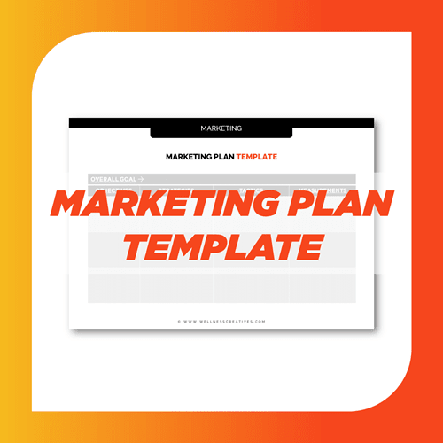 Fitness Marketing Plan Template Tile