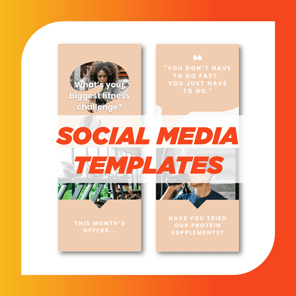 Fitness Social Media Templates Hero LR