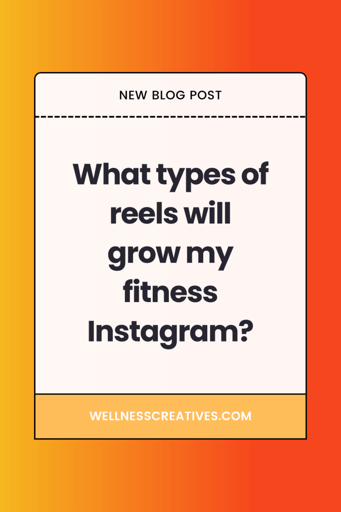 Fitness Instagram Reel Ideas Pinterest