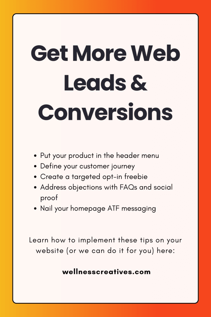 Checklist for Increasing Website Leads Conversions Pinterest